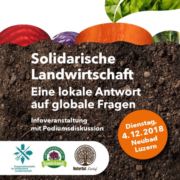 Infoveranstaltung zu solidarischer Landwirtschaft